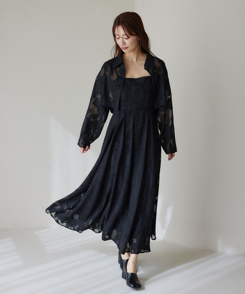 「mysty woman」 コンビワンピース FREE アイボリー レディース_画像6