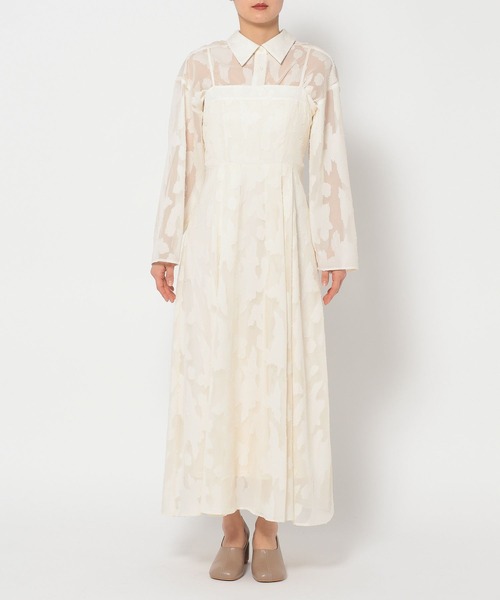 「mysty woman」 コンビワンピース FREE アイボリー レディース_画像8