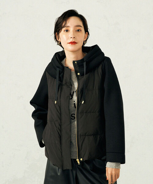 NOLLEY'S（ノーリーズ） ダウンジャケット FREE ブラック レディース