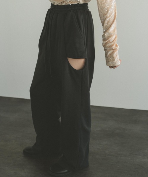 「VANNIE U」 スウェットパンツ S ライトグレー レディース_画像9