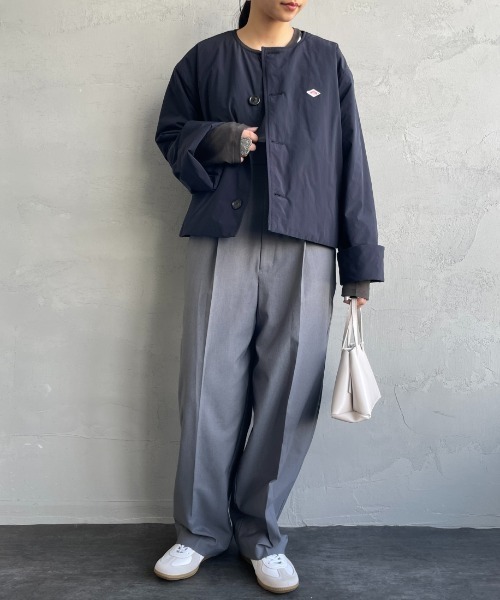 【値下】DANTON ネイビー ダウンジャケット 34 woman Danton（ダントン） ダウンジャケット 34 ネイビー レディース