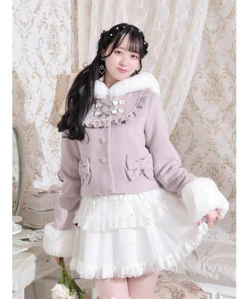 NOEMIE（ノエミー） コート アウター ヨークフリルドーリーショート