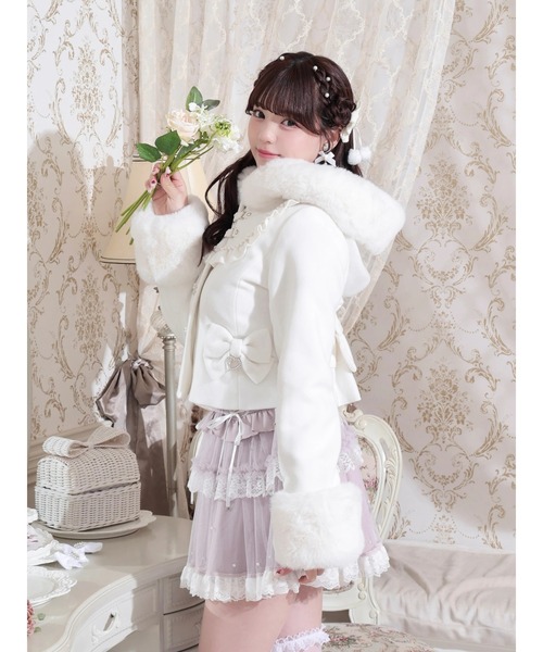 NOEMIE（ノエミー） コート アウター ヨークフリルドーリーショート
