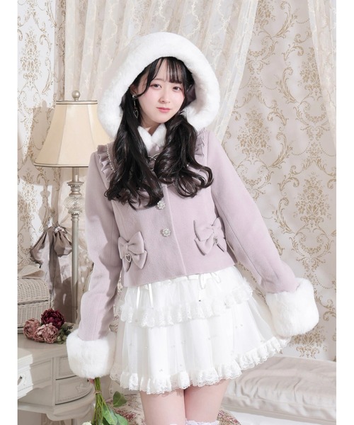 NOEMIE（ノエミー） コート アウター ヨークフリルドーリーショート