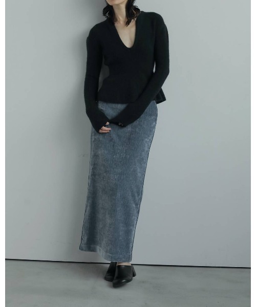 anuke（アンヌーク） ニット セーター Soft Peplum Knit レディース