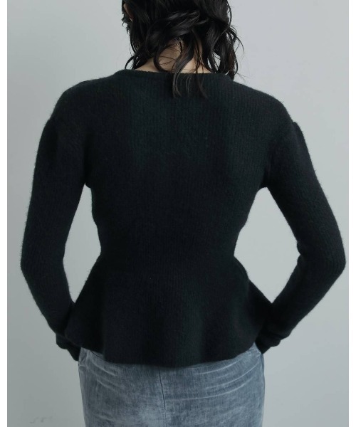 anuke（アンヌーク） ニット セーター Soft Peplum Knit レディース