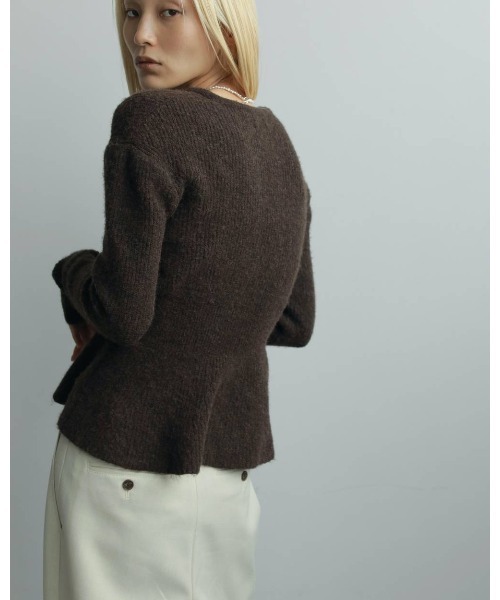 anuke（アンヌーク） ニット セーター Soft Peplum Knit レディース