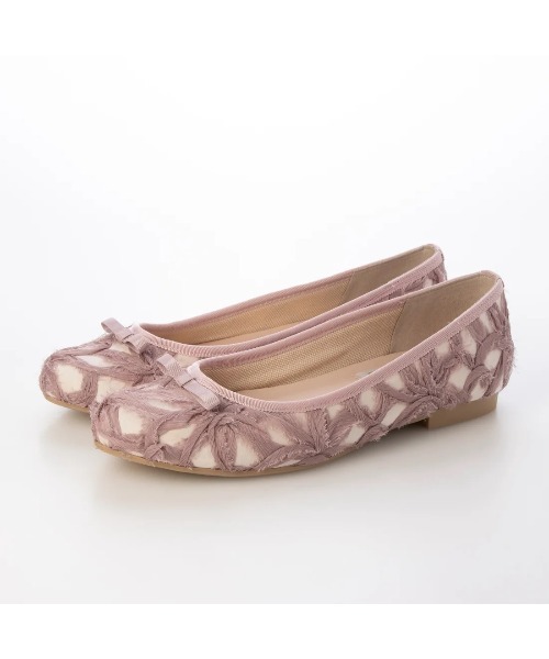 「Launa lea」 フラットパンプス 23.5cm ピンク レディース_画像4