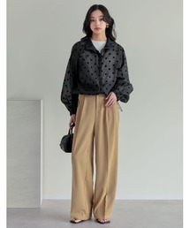 「Re:EDIT」 ブルゾン MEDIUM アイボリー レディースの画像2