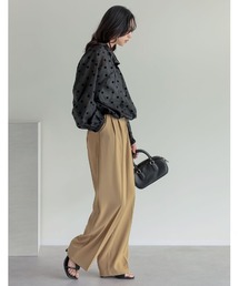 「Re:EDIT」 ブルゾン MEDIUM アイボリー レディースの画像3