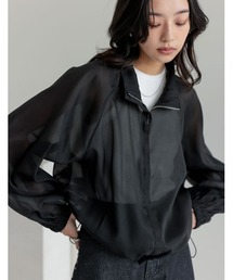 「Re:EDIT」 ブルゾン MEDIUM アイボリー レディースの画像6