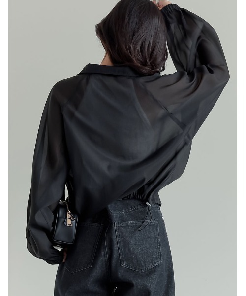 「Re:EDIT」 ブルゾン MEDIUM アイボリー レディースの画像8