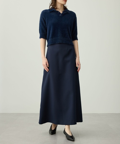 「N.O.R.C」 ロングスカート M ダークグレー レディース_画像6