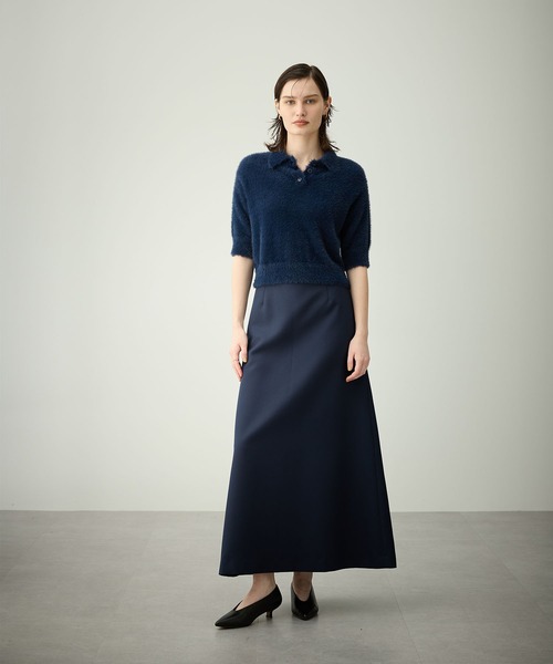 「N.O.R.C」 ロングスカート M ダークグレー レディース_画像7