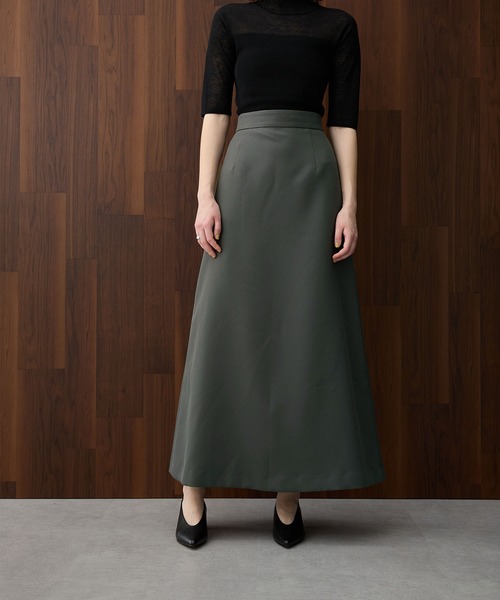 「N.O.R.C」 ロングスカート M ダークグレー レディース_画像9