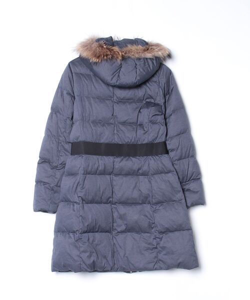 LANVIN en Bleu 「LANVIN Bleu」 ダウンコート 38 ネイビー レディース