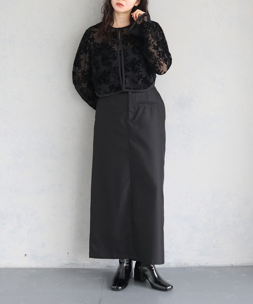 「&g'aime」 カーディガン FREE ブラック レディース_画像2