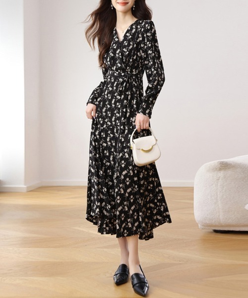 ワンピース 花柄ロングワンピース : ZOZOTOWN Yahoo!店 - 通販 - Yahoo