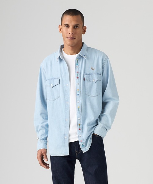 Levi's（リーバイス） シャツ リラックスフィット ウエスタンシャツ