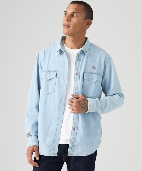 Levi's（リーバイス） シャツ リラックスフィット ウエスタンシャツ