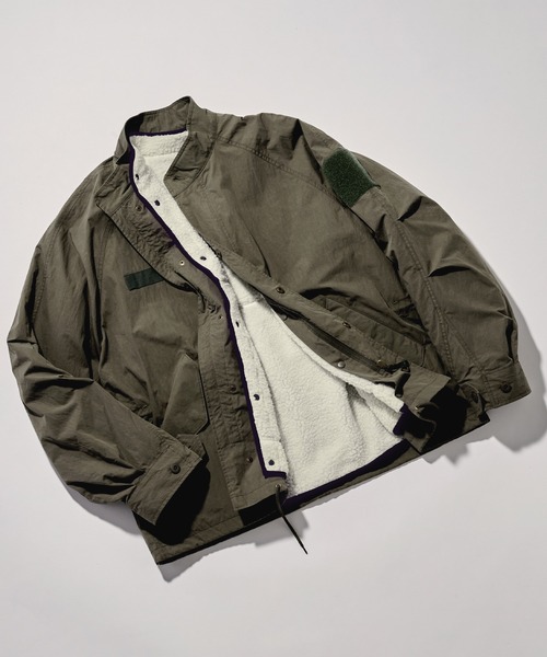 「MONO-MART」 「retock's」ブルゾン M オリーブドラブ レディース_画像8