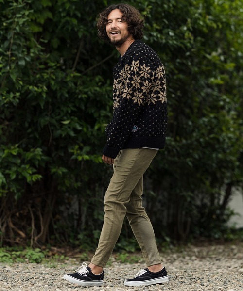 「CAMBIO」 長袖ニット「Himalayan climber's hand-knitコラボ」 X-LARGE キャメル メンズ_画像7