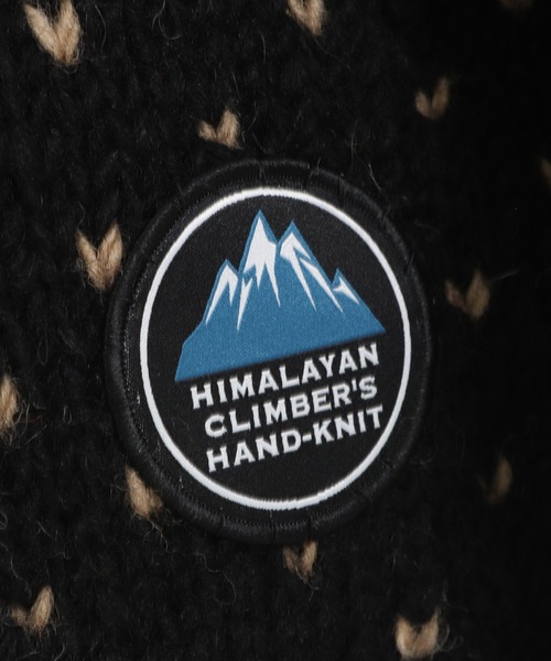 「CAMBIO」 長袖ニット「Himalayan climber's hand-knitコラボ」 X-LARGE キャメル メンズ_画像9