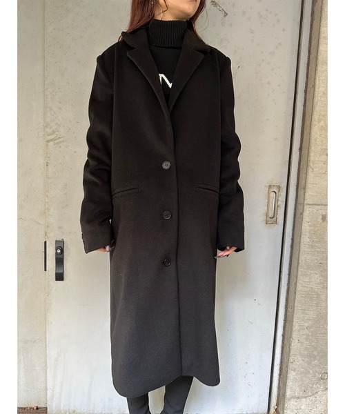 「EGOIST」 チェスターコート M ブラック レディース_画像6
