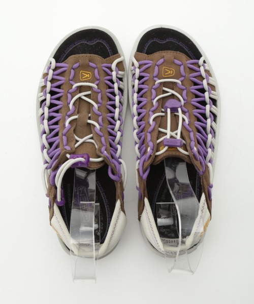 「KEEN」 フラットサンダル 24.5cm ブラウン レディース_画像6