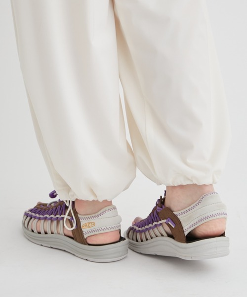 「KEEN」 フラットサンダル 24.5cm ブラウン レディース_画像8