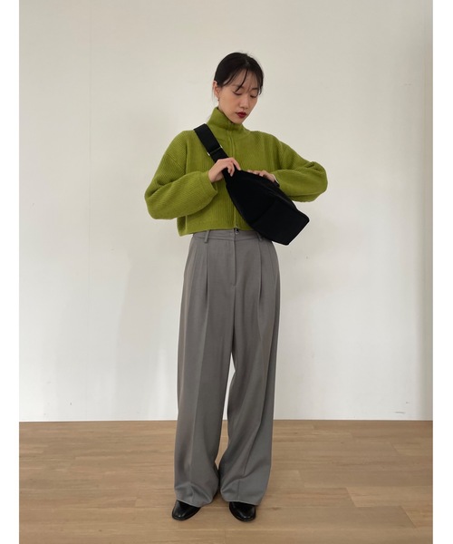 「Didot.showroom」 ニットカーディガン FREE オレンジ レディース_画像8