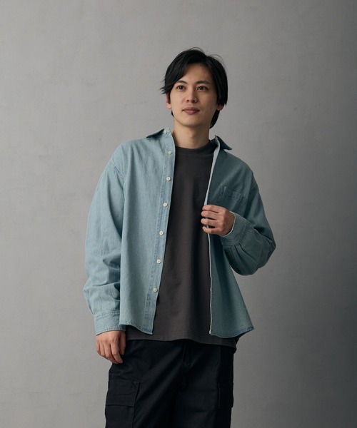 improves（インプローブス） シャツ 6oz デニムシャツ メンズ