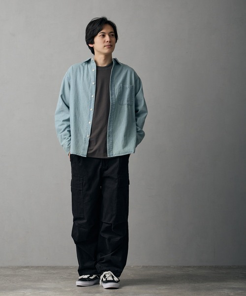 improves（インプローブス） シャツ 6oz デニムシャツ メンズ