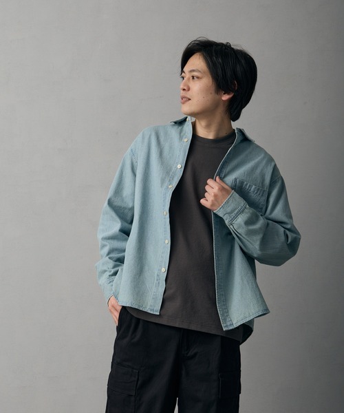 improves（インプローブス） シャツ 6oz デニムシャツ メンズ