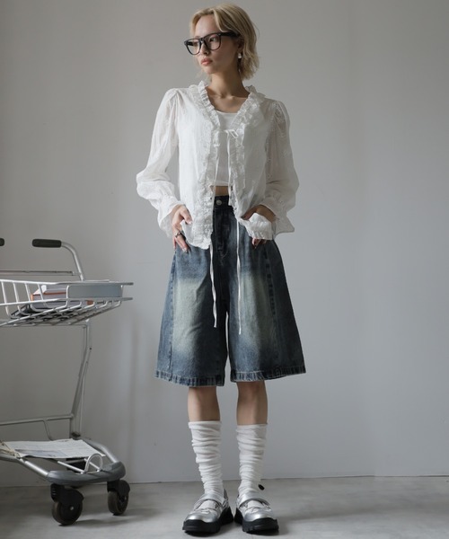 「Ulysses」 ローカットスニーカー 38 グレー レディース_画像5