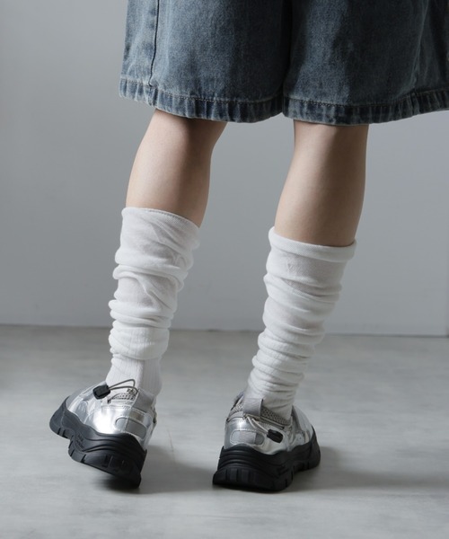 「Ulysses」 ローカットスニーカー 38 グレー レディース_画像6