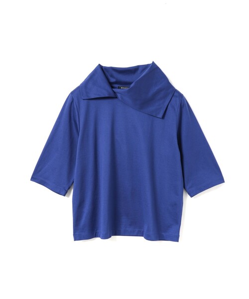 mizuiroind（ミズイロインド） tシャツ 半袖 アシンメトリーカラープル