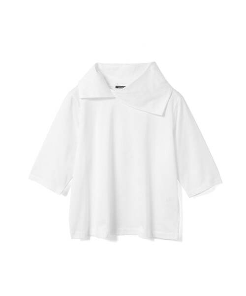 mizuiroind（ミズイロインド） tシャツ 半袖 アシンメトリーカラープル