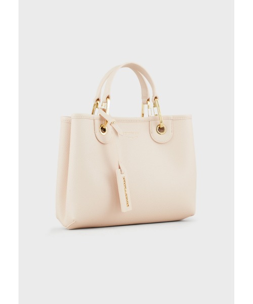 「EMPORIO ARMANI」 ハンドバッグ FREE ブラック×ゴールド レディースの画像