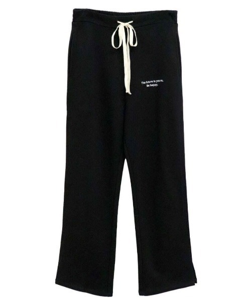 「ISOOK」 スウェットパンツ FREE アイボリー レディース_画像3