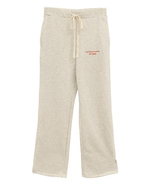 「ISOOK」 スウェットパンツ FREE アイボリー レディース_画像5