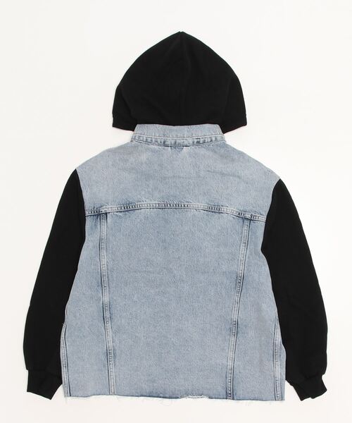 「ALLSAINTS」 デニムジャケット 10 インディゴブルー レディースの画像