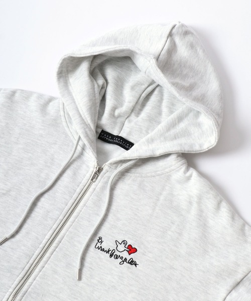 「Mark Gonzales」 ジップアップパーカー M グレー系その他2 メンズ_画像2