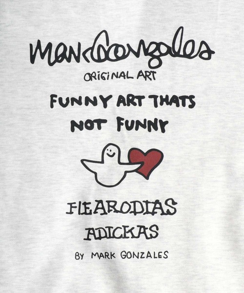 「Mark Gonzales」 ジップアップパーカー M グレー系その他2 メンズ_画像8