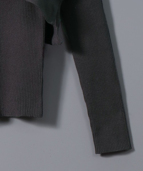 「&g'aime」 半袖カットソー FREE グレイッシュベージュ レディース_画像3