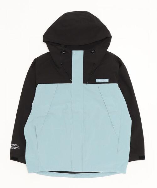新品　MILKFED ブルゾン マウンテンパーカー ジャンパー ナイロン ブルー MILKFED. - 新品 MILKFED ブルゾン マウンテンパーカー ジャンパー
