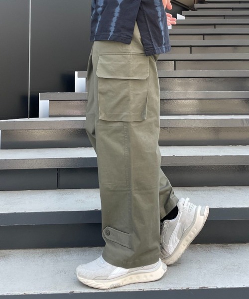 「CIAOPANIC」 カーゴパンツ X-SMALL ネイビー メンズ_画像6