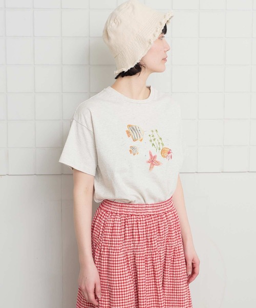 l'atelier du savon（アトリエドゥサボン） tシャツ 半袖 _海の生き物