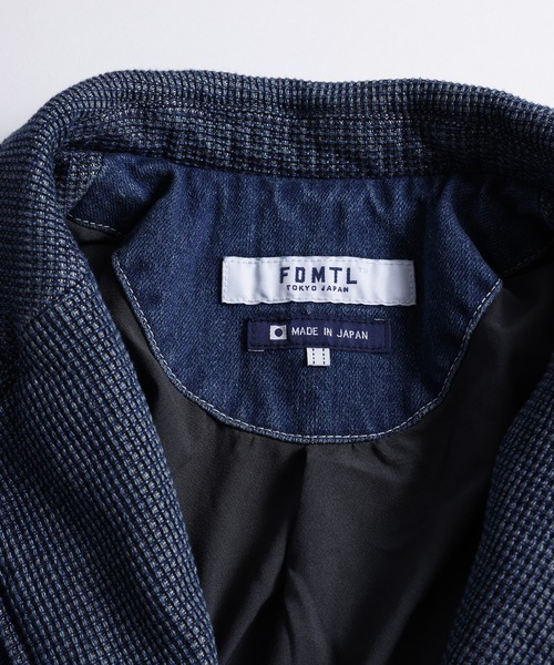 デニムジャケット gジャン FDMTL/ファンダメンタル/PLEATS LAPEL JACKET 3YR WASH メンズ レディースの画像