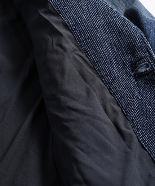 デニムジャケット gジャン FDMTL/ファンダメンタル/PLEATS LAPEL JACKET 3YR WASH メンズ レディースの画像